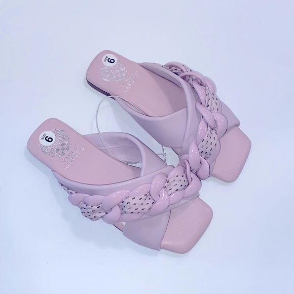 Vince Camuto Women's Azori Flat Sandal Lavender Size 6 - Picture 4 of 6